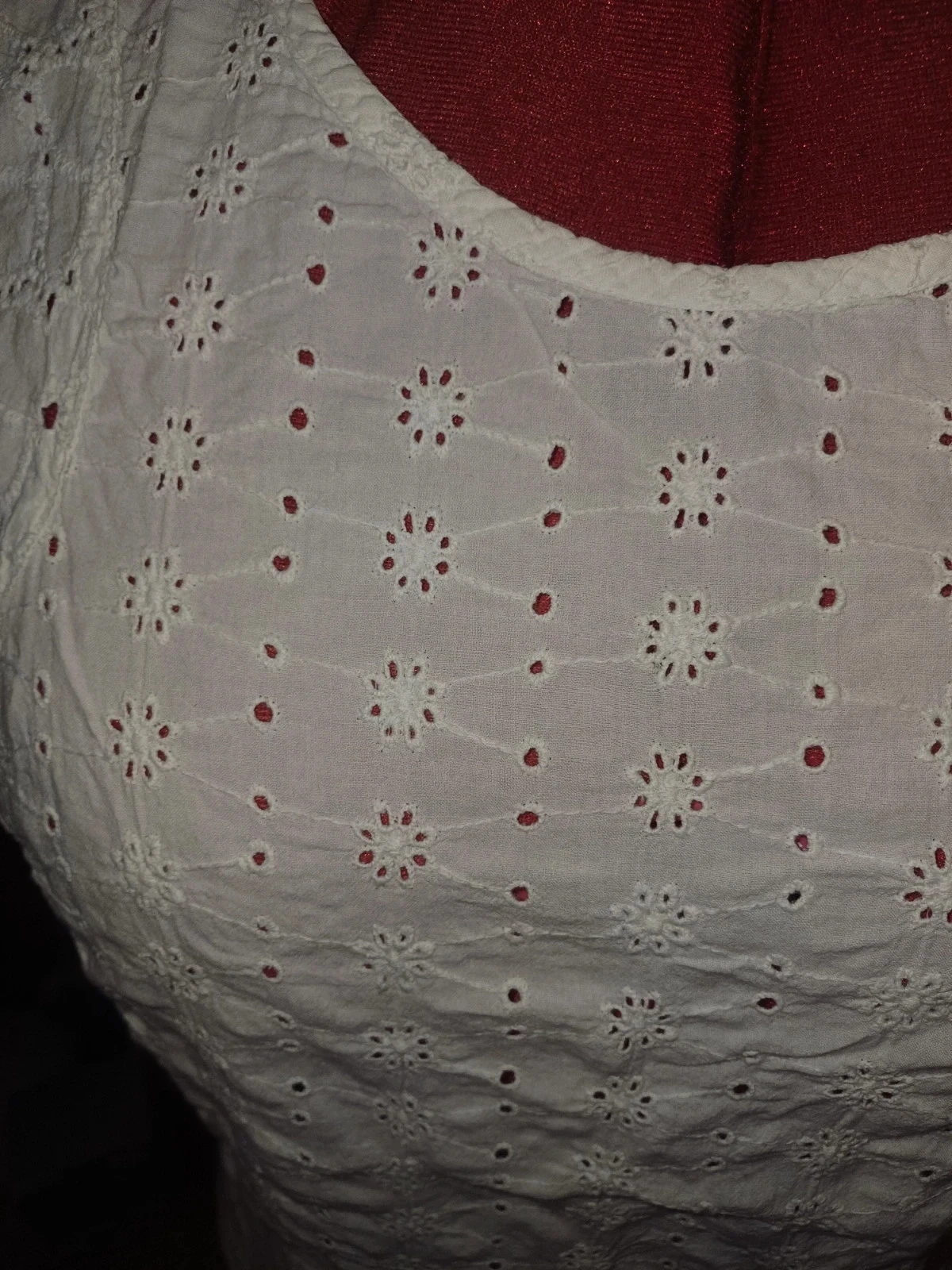 Witte blouse van katoen merk Naf Naf maat 36 – photo 3